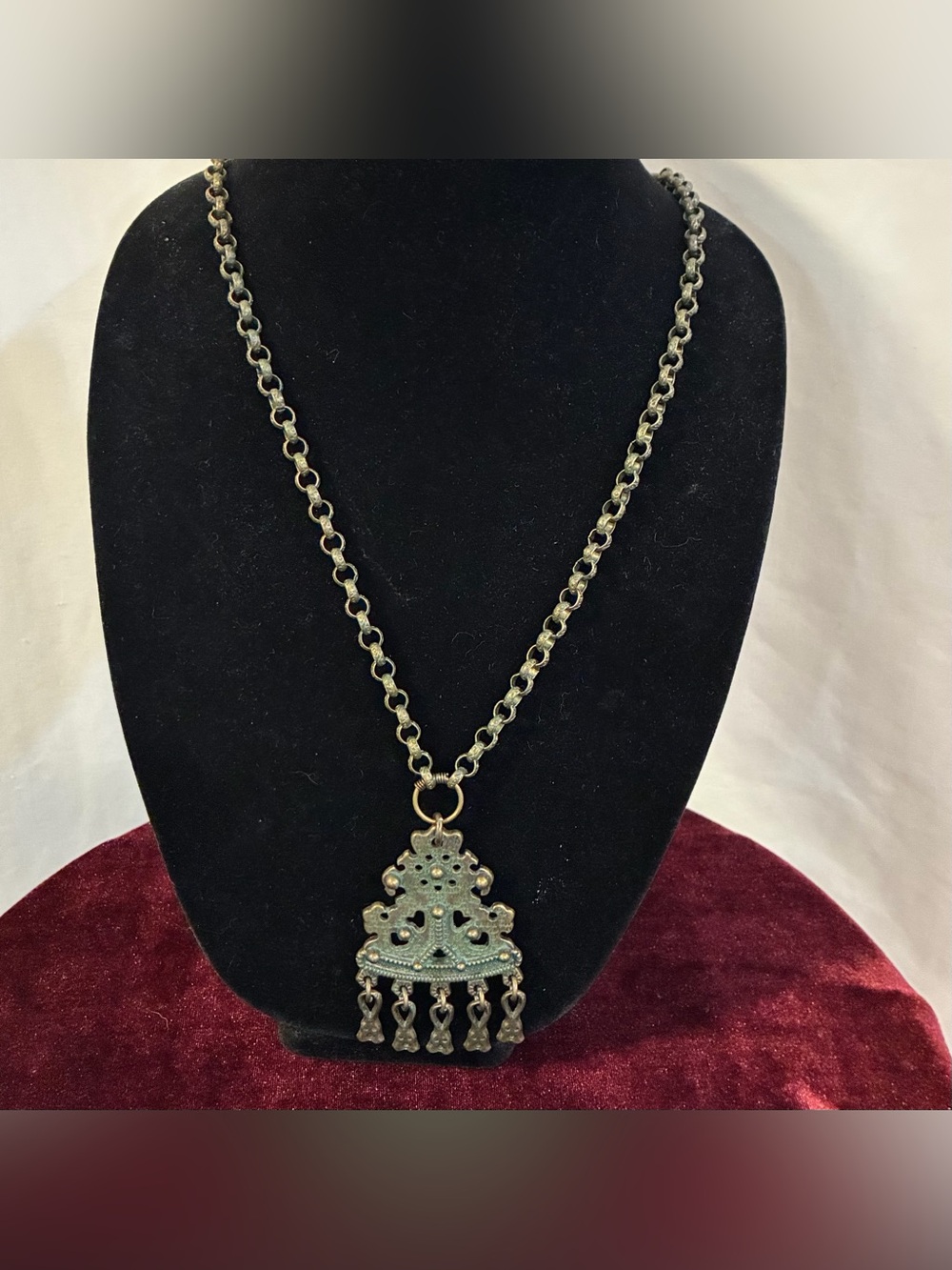 Jewelmint Nordic Kalevala Karkun Amulet Bronze Necklace Medieval Viking Style